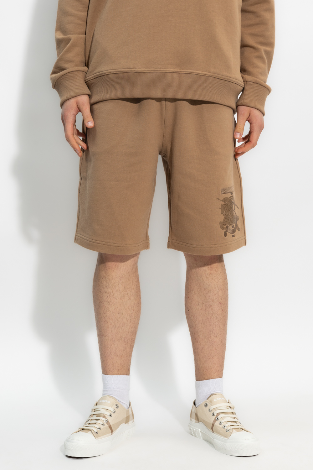 Burberry 'Tyler' shorts with logo | SchaferandweinerShops
